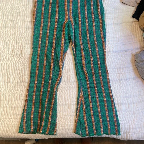 Free People Multicolor Striped Flare Pants - Picture 5 of 9